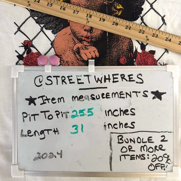 NWT NovaMen Lover Cherub T-shirt Men’s XXL | Streetwear Skater Urban Popular Emo - Picture 7 of 14